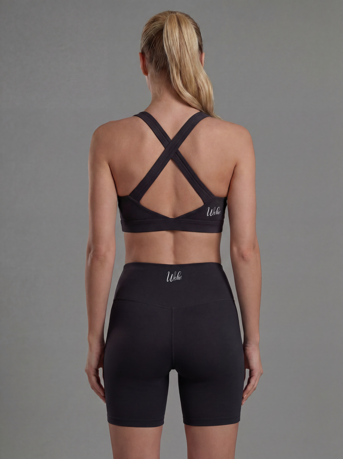 Elite Tri-Set – Cropped Jacket, Sports Bra & High-Waist Shorts