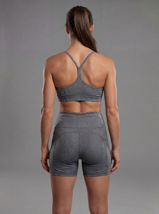 Granite 2-Piece Training Set – Sports Bra & Shorts